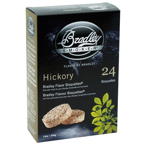 Bradley Smoker Hickory Wood Bisquettes - 24 Pack