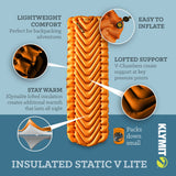 Klymit Insulated Static V Lite Sleeping Pad