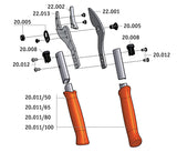 LOWE 22 Anvil Loppers with Curved Blade