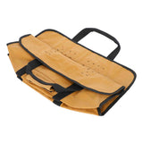 White Duck Tote Shape Canvas Firewood Log Carrier