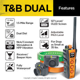 Dogtra T&B Dual 2-Dog Training And Beeper System