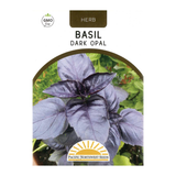 Pacific Northwest Seeds - Basil - Dark Opal