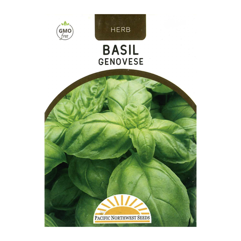 Pacific Northwest Seeds - Basil - Genovese