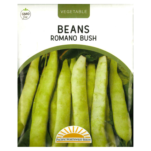 Pacific Northwest Seeds - Beans 4x5 - Romano Bush