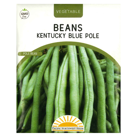 Pacific Northwest Seeds - Beans 4x5 - Kentucky Blue Pole