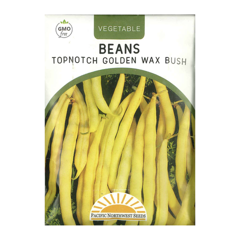 Pacific Northwest Seeds - Beans - Topnotch Golden Wax Bush