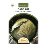Pacific Northwest Seeds - Cabbage - Danish Ballhead