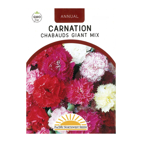 Pacific Northwest Seeds - Carnation - Chabauds Giant Mix