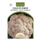 Pacific Northwest Seeds - Cauliflower - Snowball Self Blanche