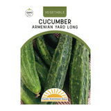Pacific Northwest Seeds - Cucumber - Armenian Yard Long