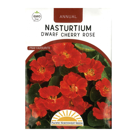 Pacific Northwest Seeds - Nasturtium - Dwarf Cherry Rose