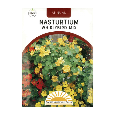 Pacific Northwest Seeds - Nasturtium - Whirlybird Mix