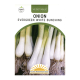 Pacific Northwest Seeds - Onion - Evergreen White Bunching