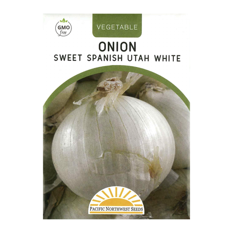 Pacific Northwest Seeds - Onion - Sweet Spanish Utah White