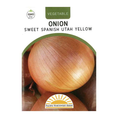 Pacific Northwest Seeds - Onion - Sweet Spanish Utah Yellow