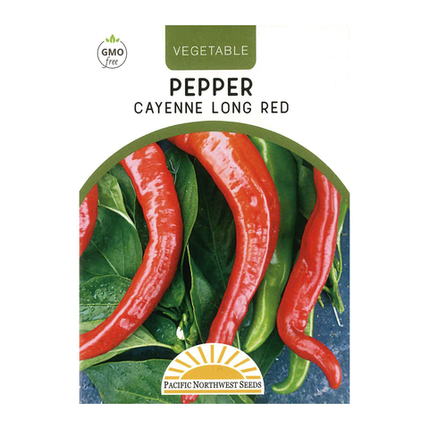 Pacific Northwest Seeds - Pepper - Cayenne Long Red
