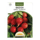 Pacific Northwest Seeds - Radish - Early Scarlet