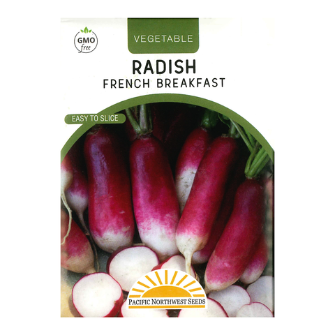 Pacific Northwest Seeds - Radish - French Breakfast