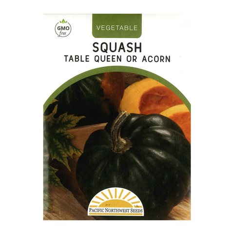 Pacific Northwest Seeds - Squash - Table Queen or Acorn