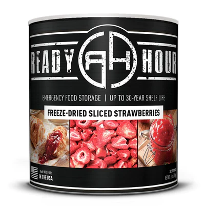 Ready Hour Freeze-Dried Sliced Strawberries #10 Can