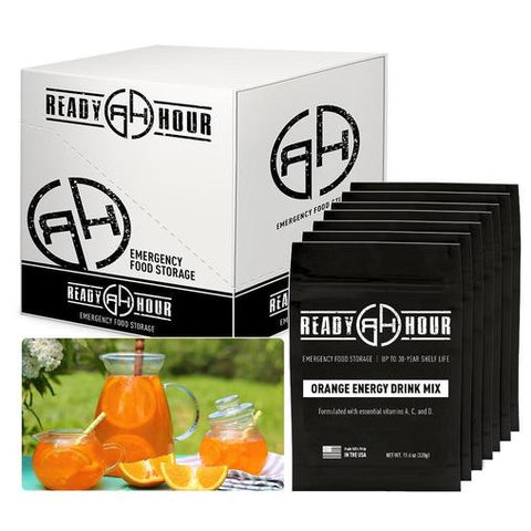 Ready Hour Orange Energy Drink Mix Case Pack