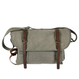 Rothco Vintage Canvas Explorer Shoulder Bag With Leather Accents