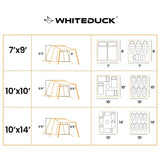 White Duck Prota Canvas Tent Deluxe - 10ft x 14ft