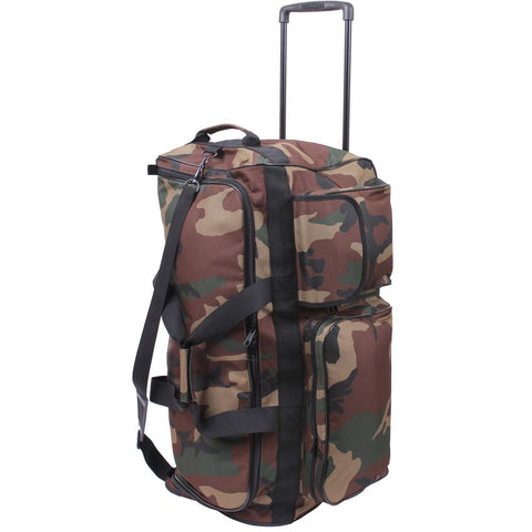 Rothco Woodland Camo 30'' Expedition Wheeled Bag