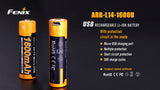 Fenix ARB-L14 1600U 14500 1.5V Li-ion Built-In USB Charging Port Rechargeable Battery