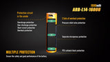 Fenix ARB-L14 1600U 14500 1.5V Li-ion Built-In USB Charging Port Rechargeable Battery
