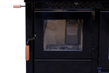 Heco 520 Wood Cookstove with Solid Polished Steel Top