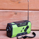 Ready Hour Hand-Crank AM/FM Emergency Radio & Solar Flashlight