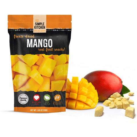 Simple Kitchen Freeze-Dried Mango - 6 Pack