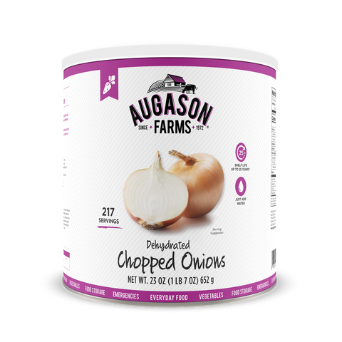 Augason Farms Dehydrated Chopped Onions #10 Can