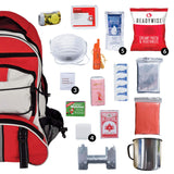 ReadyWise 64 Piece Survival Backpack- Red