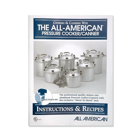 All American Canner #74 Instruction & Recipe Book