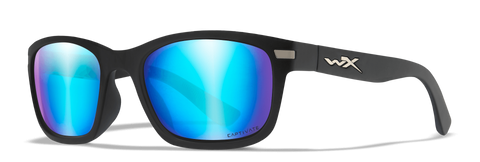 Wiley X Helix - Captivate Polarized Blue Mirror with Matte Black Frame