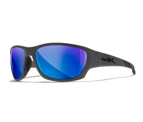 Wiley X Climb - Captivate Polarized Blue Mirror with Matte Grey Frame