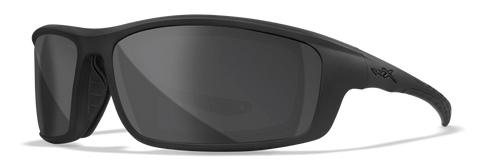 Wiley X Grid Sunglasses - Matte Black Frame with Grey Lenses