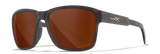 Wiley X Trek Sunglasses - Matte Havana Brown Frames with Captivate Polarized Copper Lenses